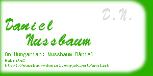 daniel nussbaum business card